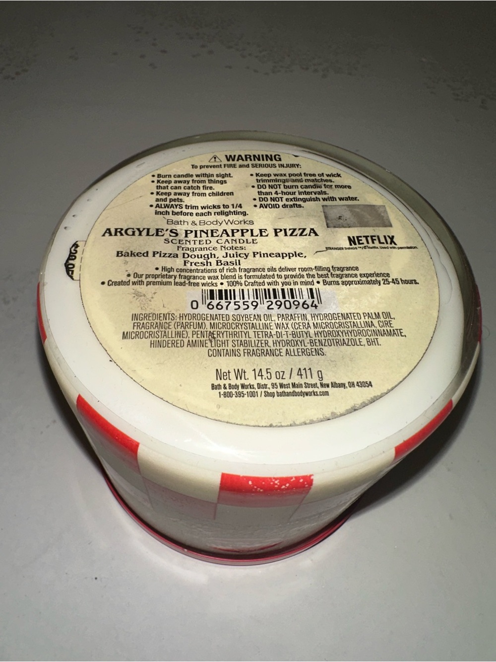 Bath & Body Works Stranger Things Three Wick Candles - Set of 4 - Picture 4 of 13
